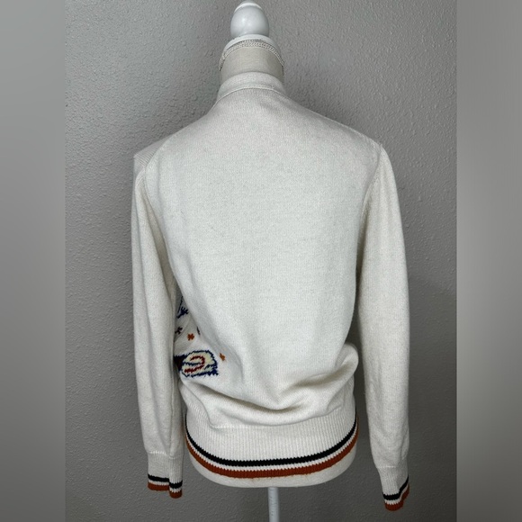 Marni  WOOL-CASHMERE BLEND CARDIGAN WITH JACQUARD DRAGON size S-M - Picture 7 of 14